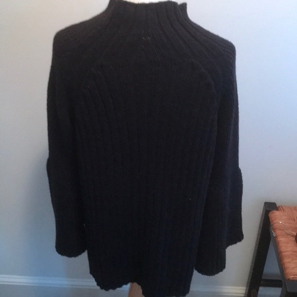 Free People Begin Again Mock Neck Sweater Black S - Picture 5 of 8